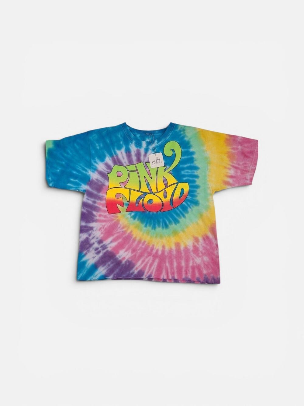 Pink‎ Floyd NWT Rainbow Tie-Dye Psychedelic Grunge Band Tee